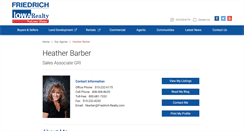 Desktop Screenshot of heatherbarber.greatiowahomes.com